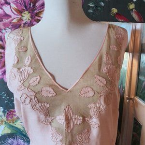 Vintage Lux lingerie, handsewn, pink